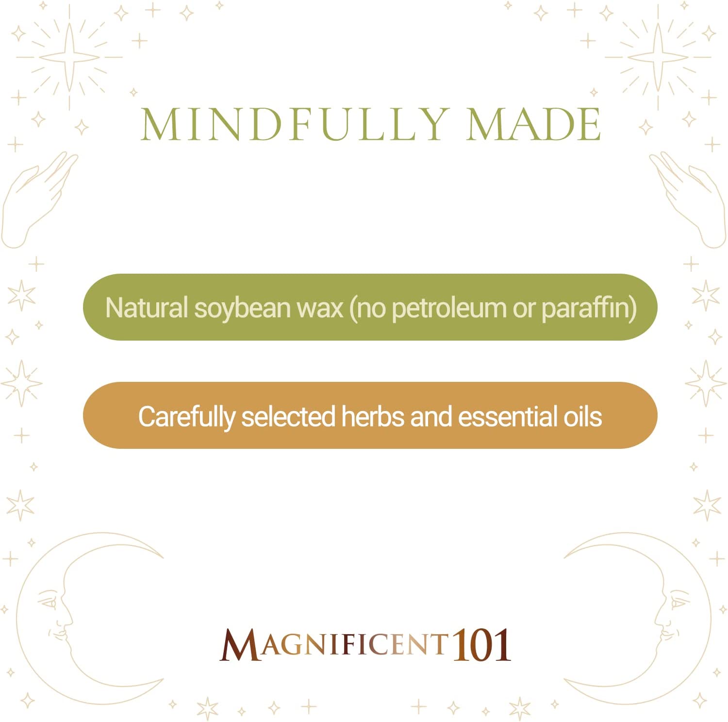 Magnificent 101 Healing Aromatherapy Candle