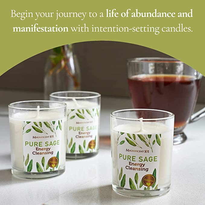 Magnificent 101 Pure Sage Smudge Candles